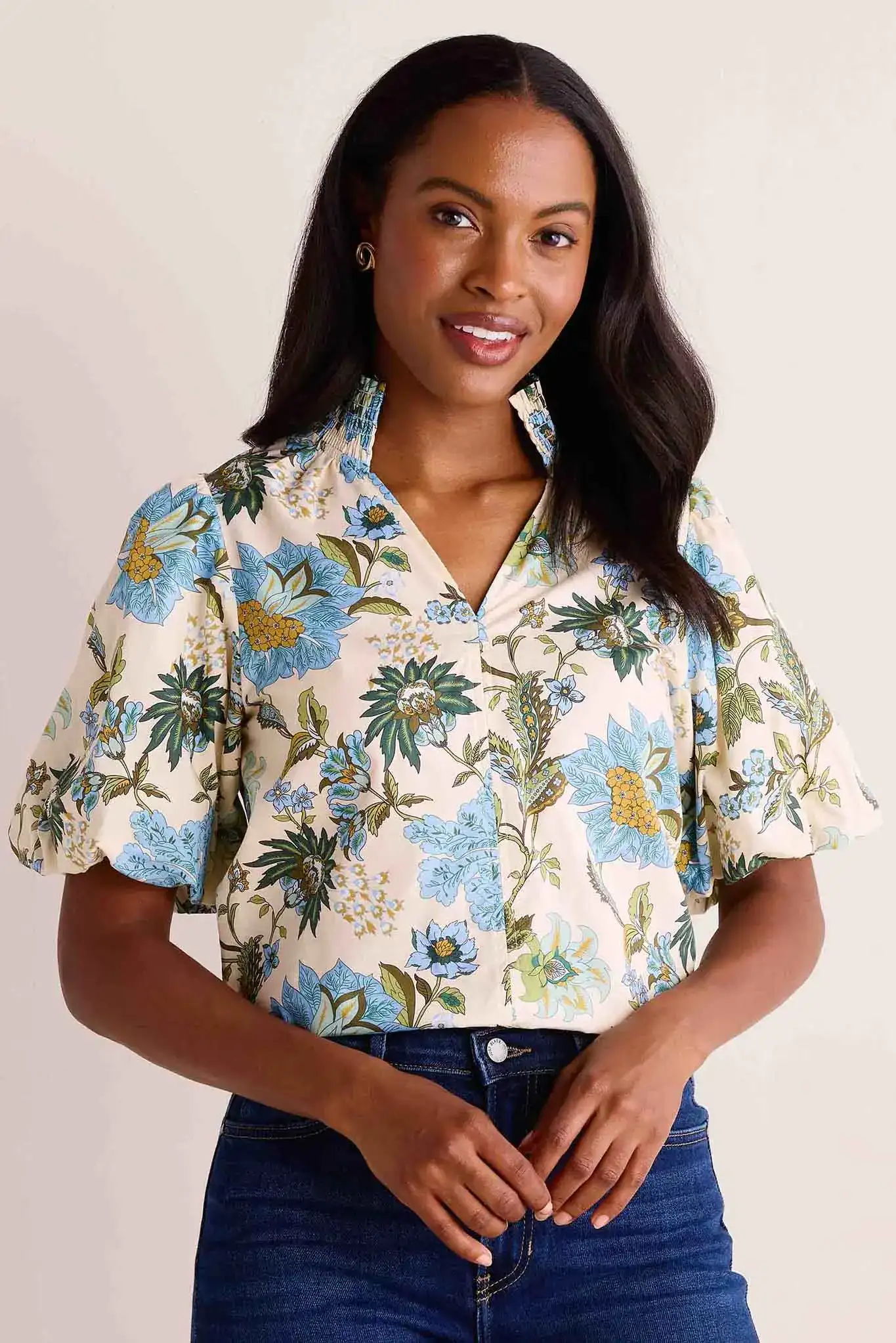 Genevieve Top- Cream - Kestreli