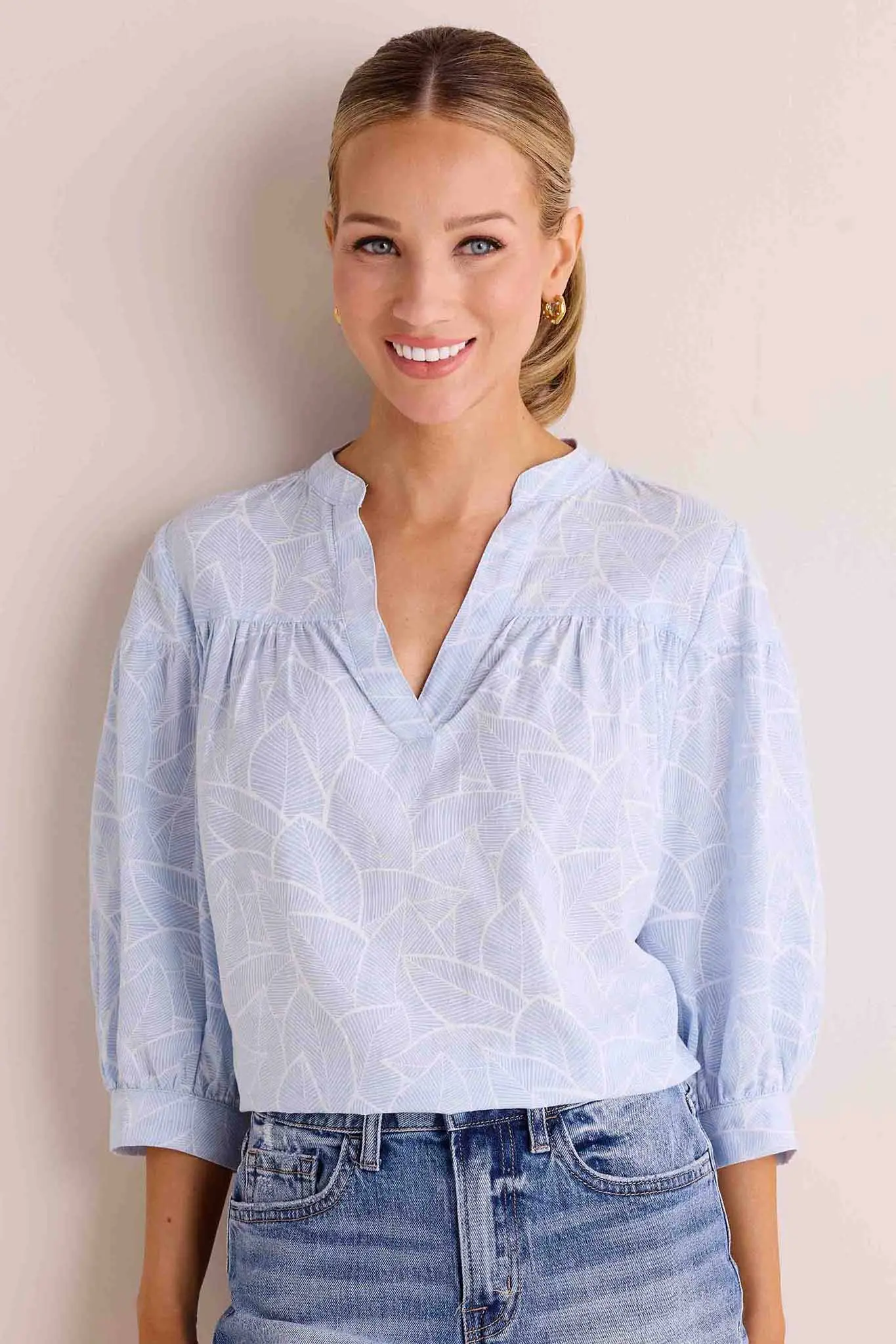 Jones Top- Blue - Kestreli