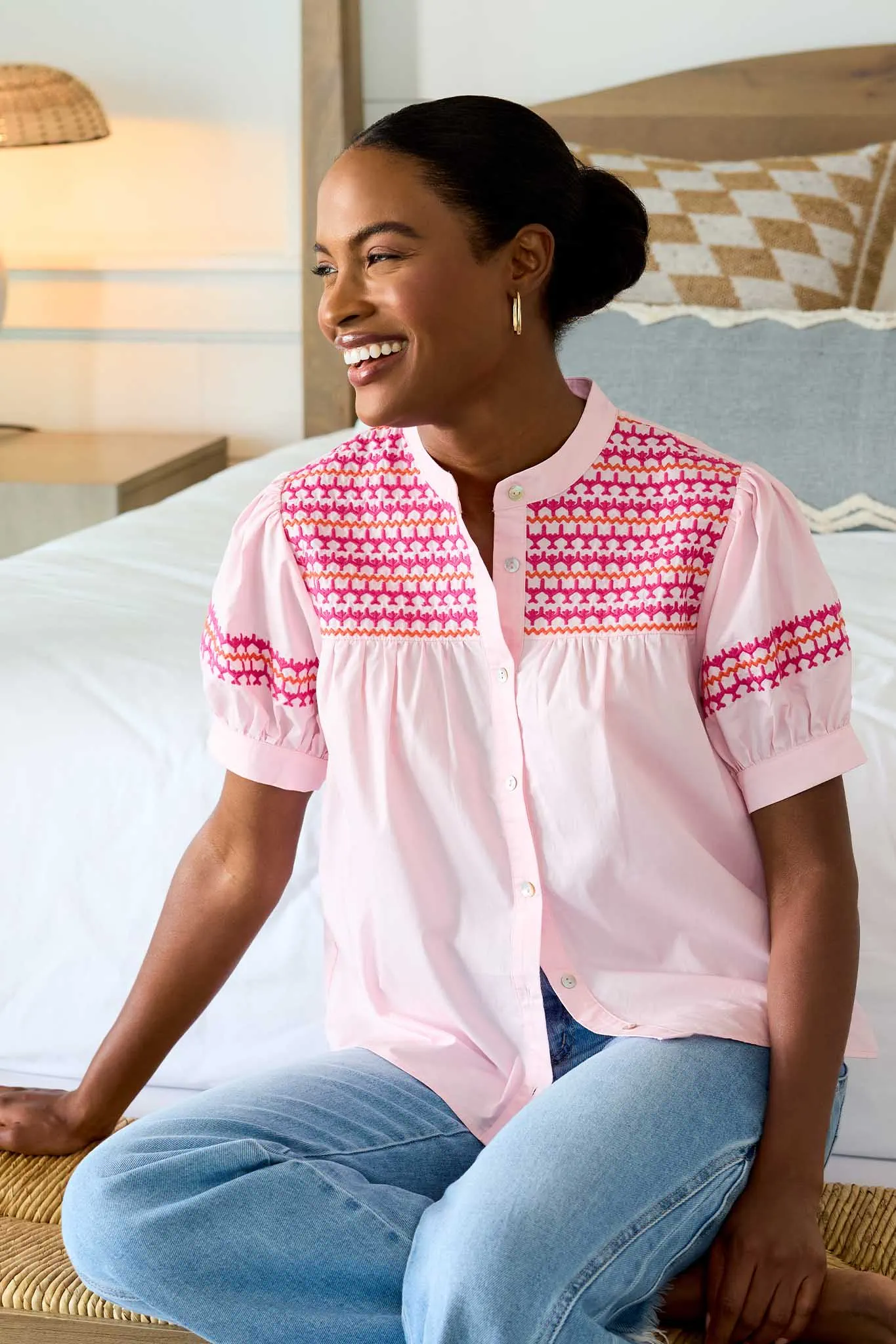 Trudy Top- Pink - Kestreli