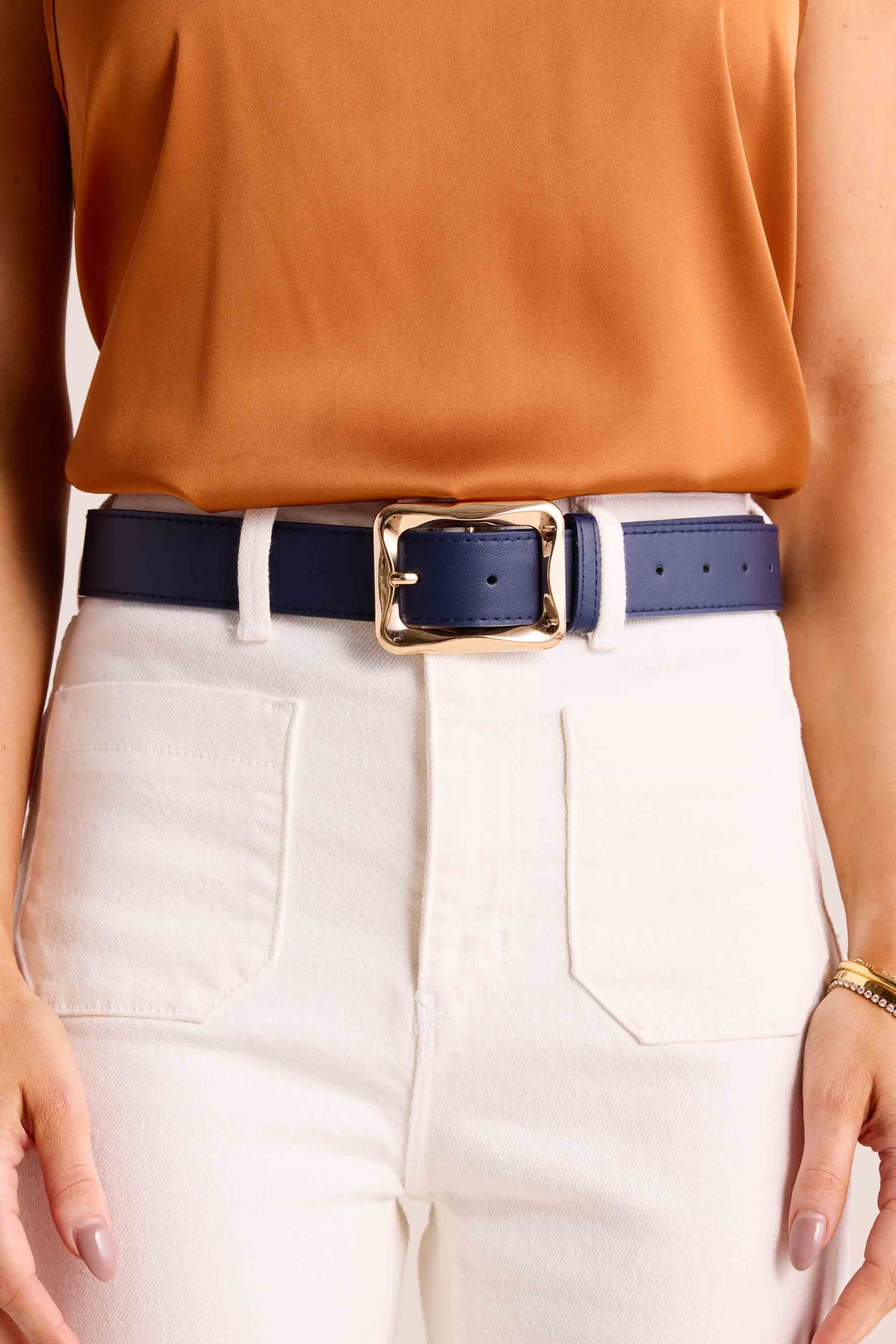 Cynthia Belt - Navy - Kestreli