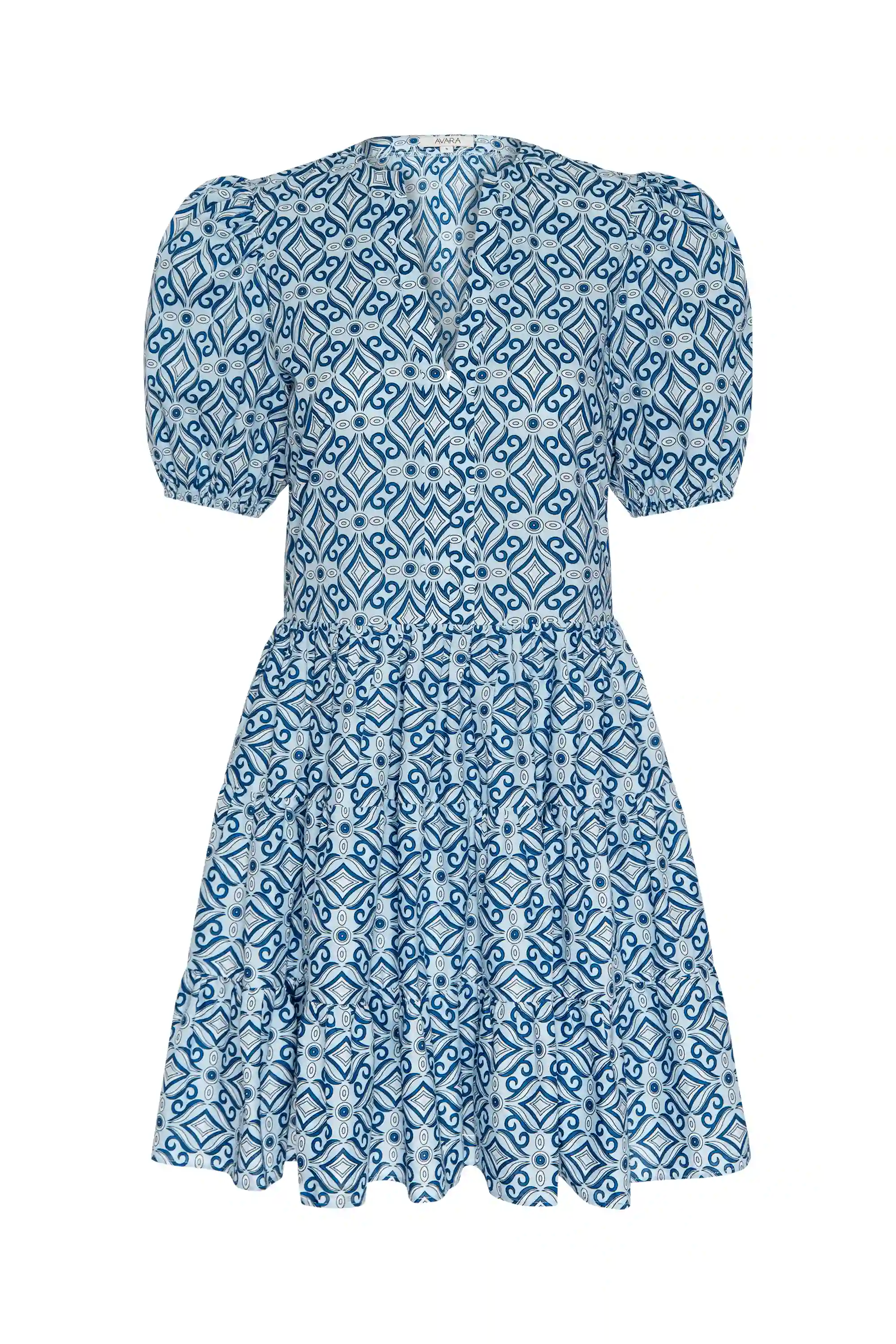 Meredith Dress- Blue - Kestreli