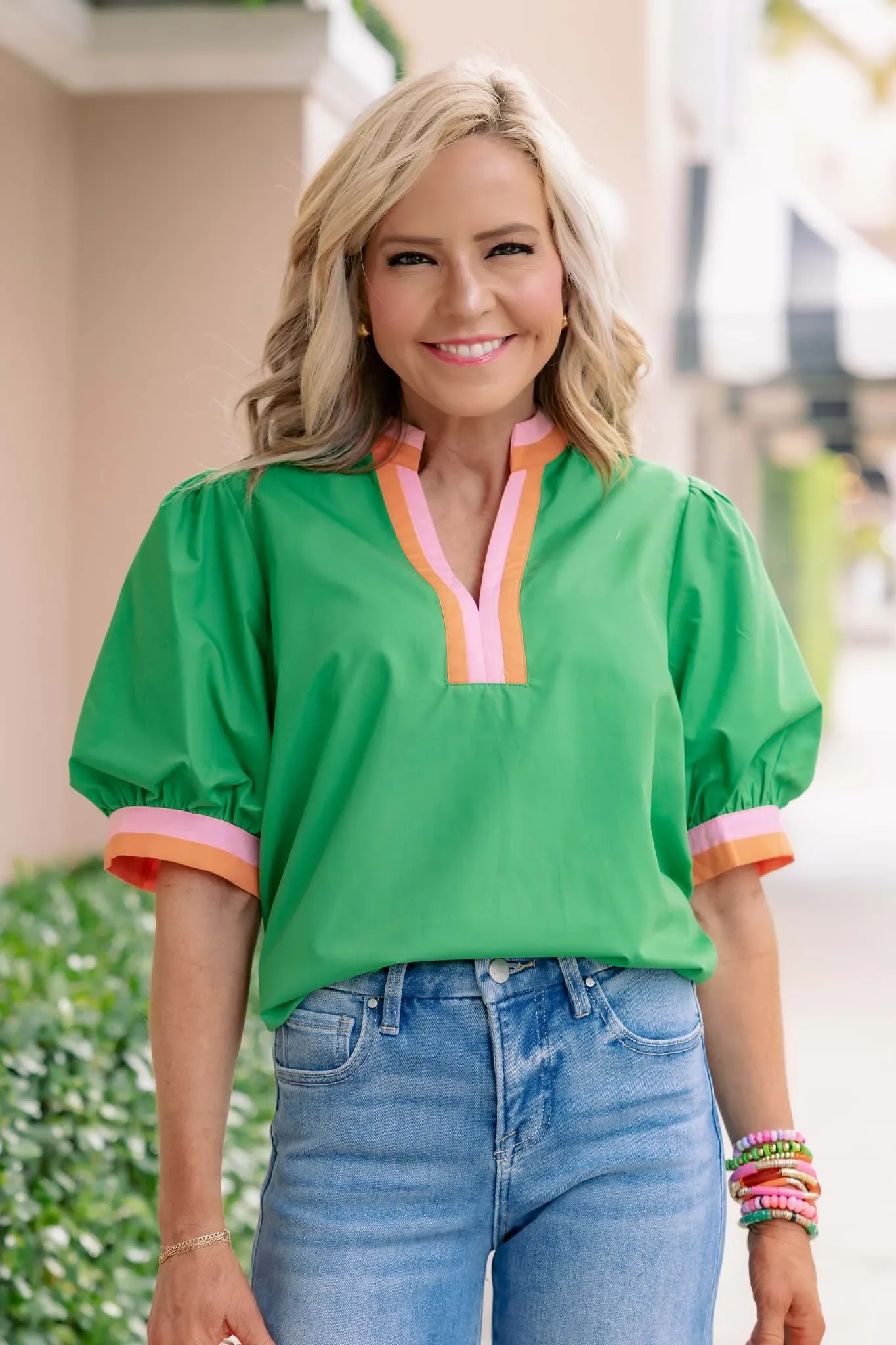 Adelaide Top - Green - Kestreli