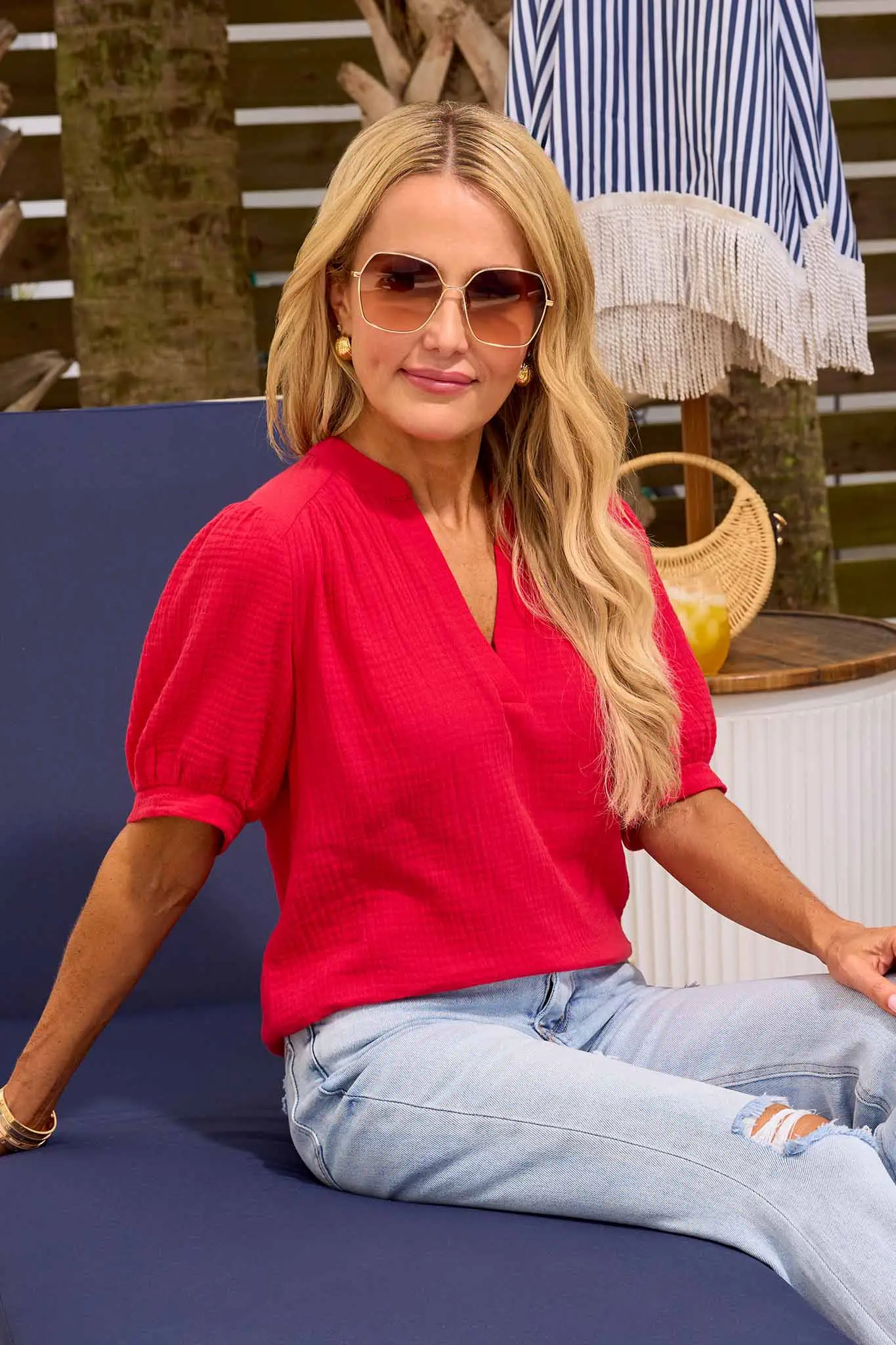 Tammy Top- Red - Kestreli