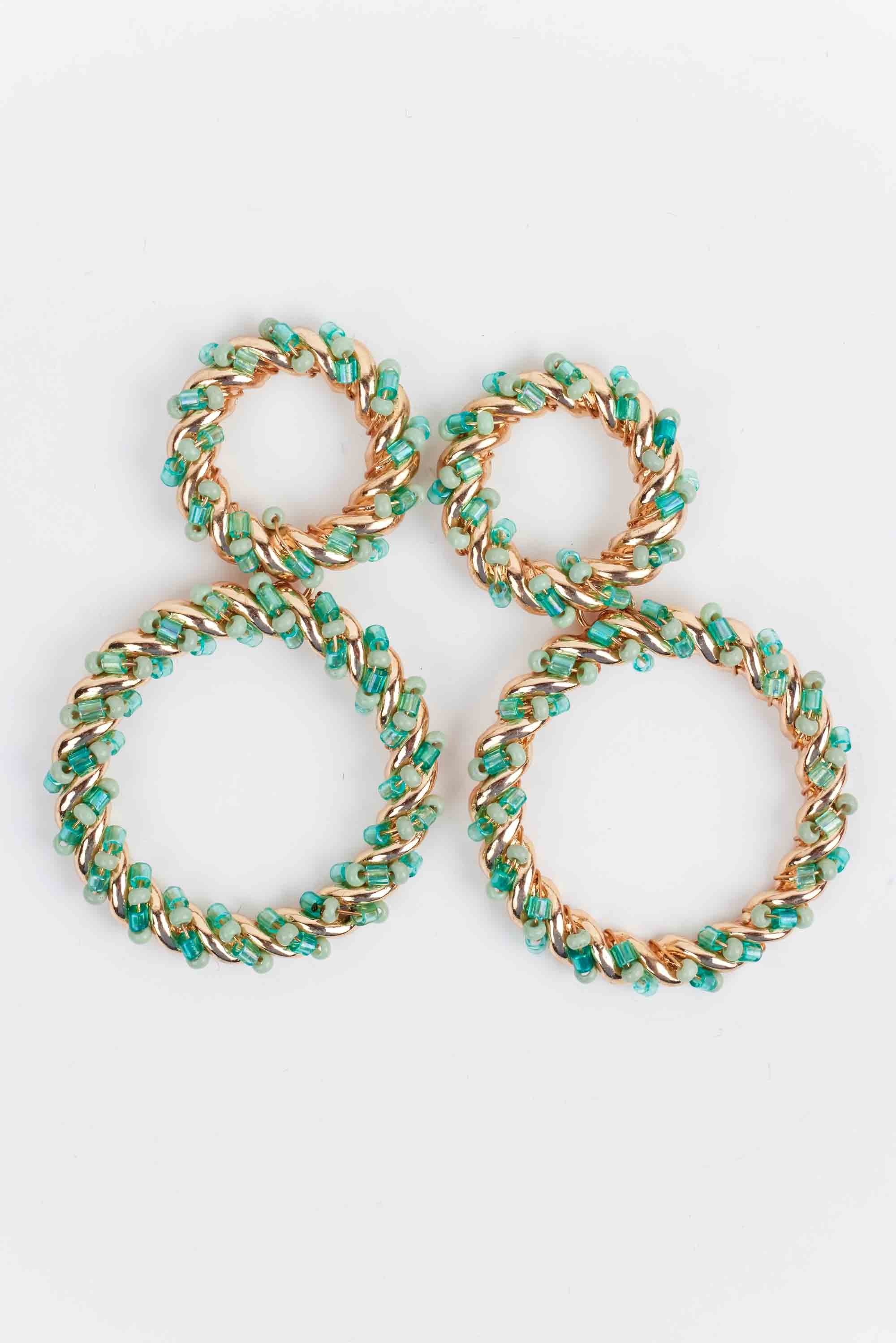 Audrey Earrings- Teal - Kestreli