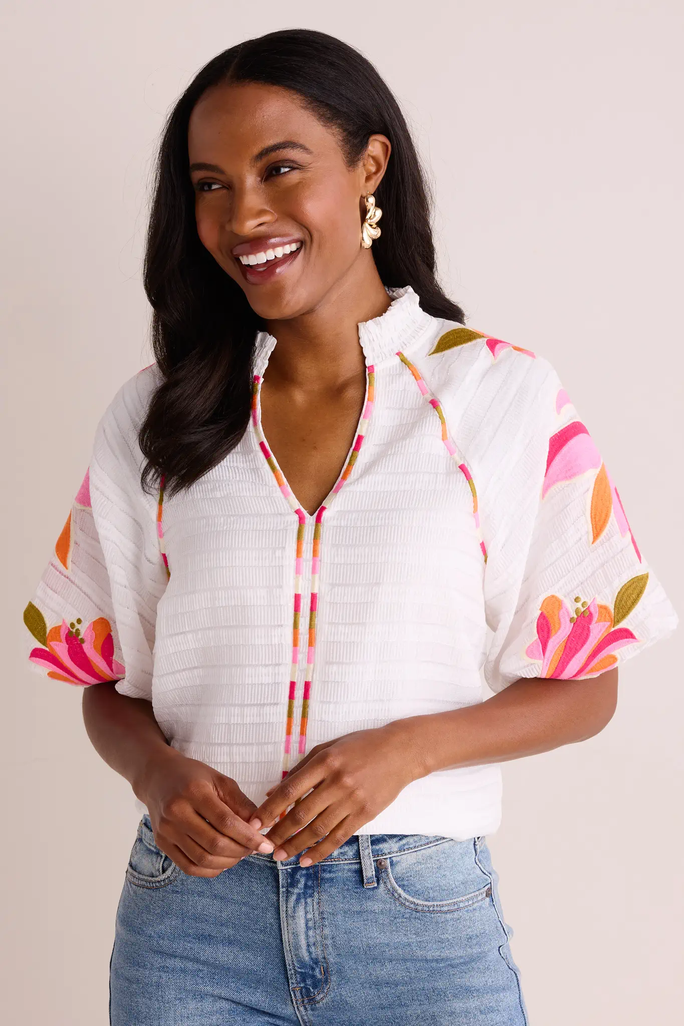 Annette Top- White - Kestreli