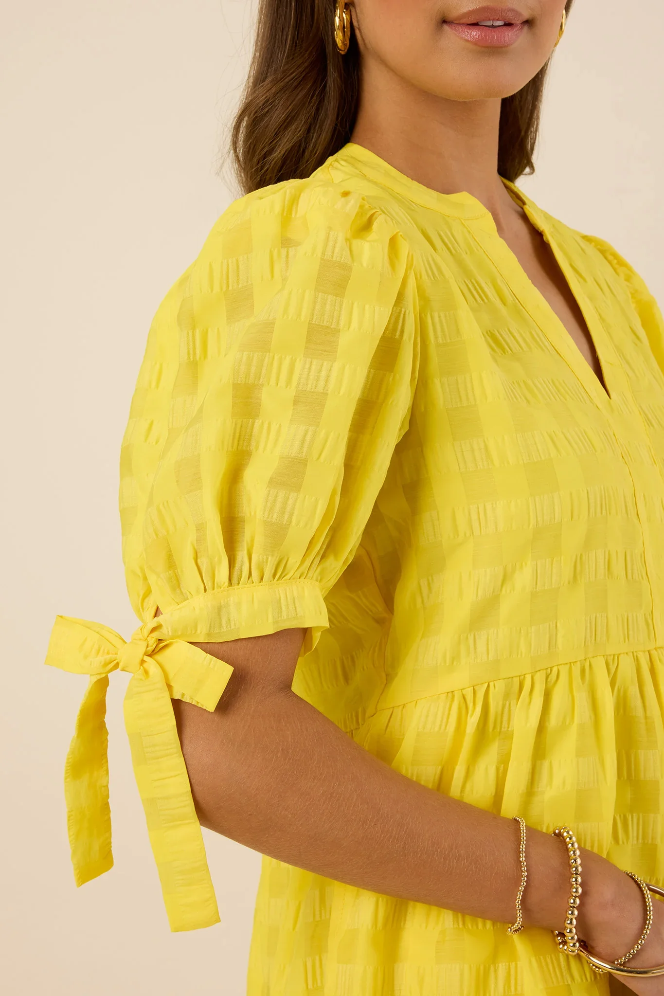 Mya Dress- Yellow - Kestreli