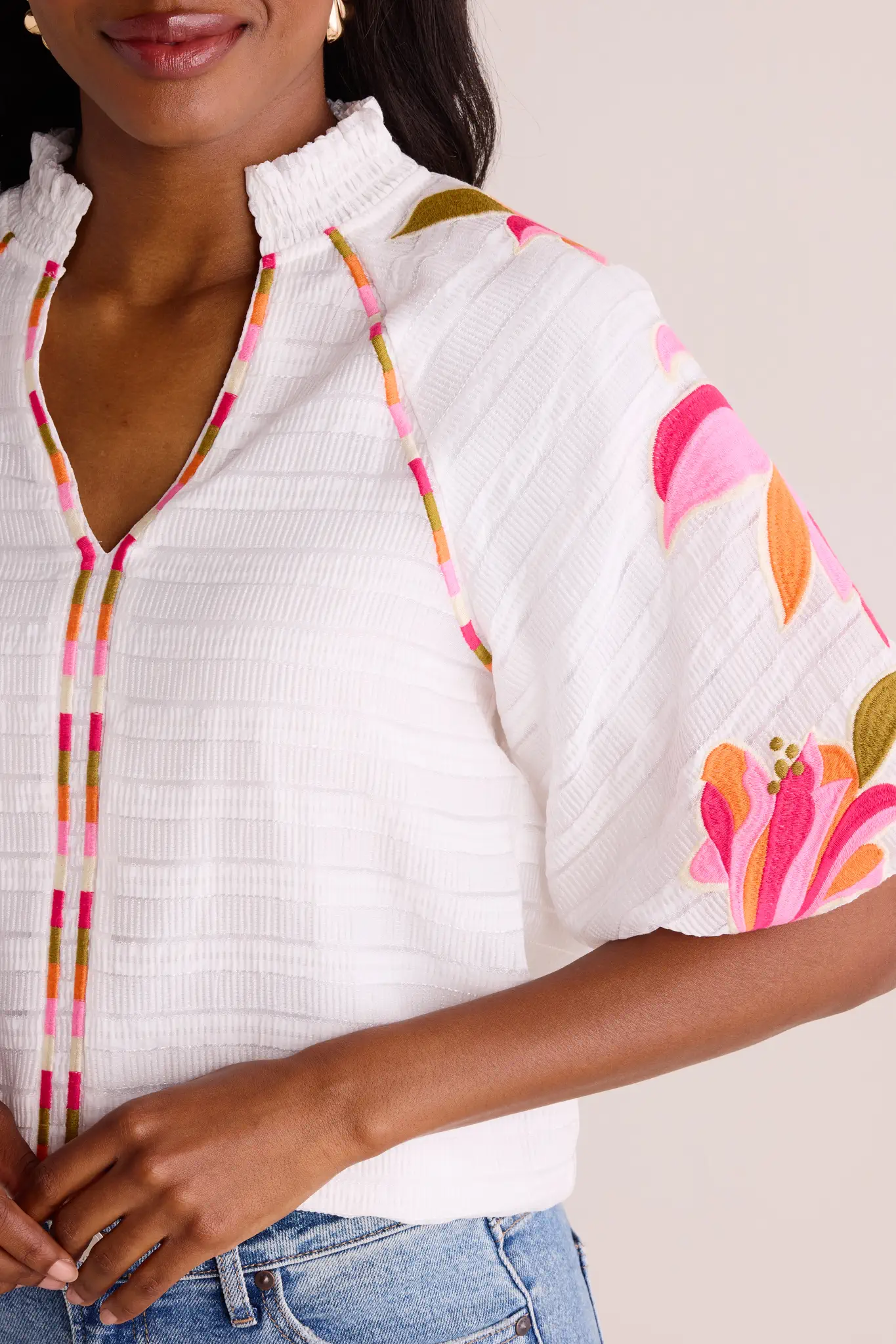 Annette Top- White - Kestreli