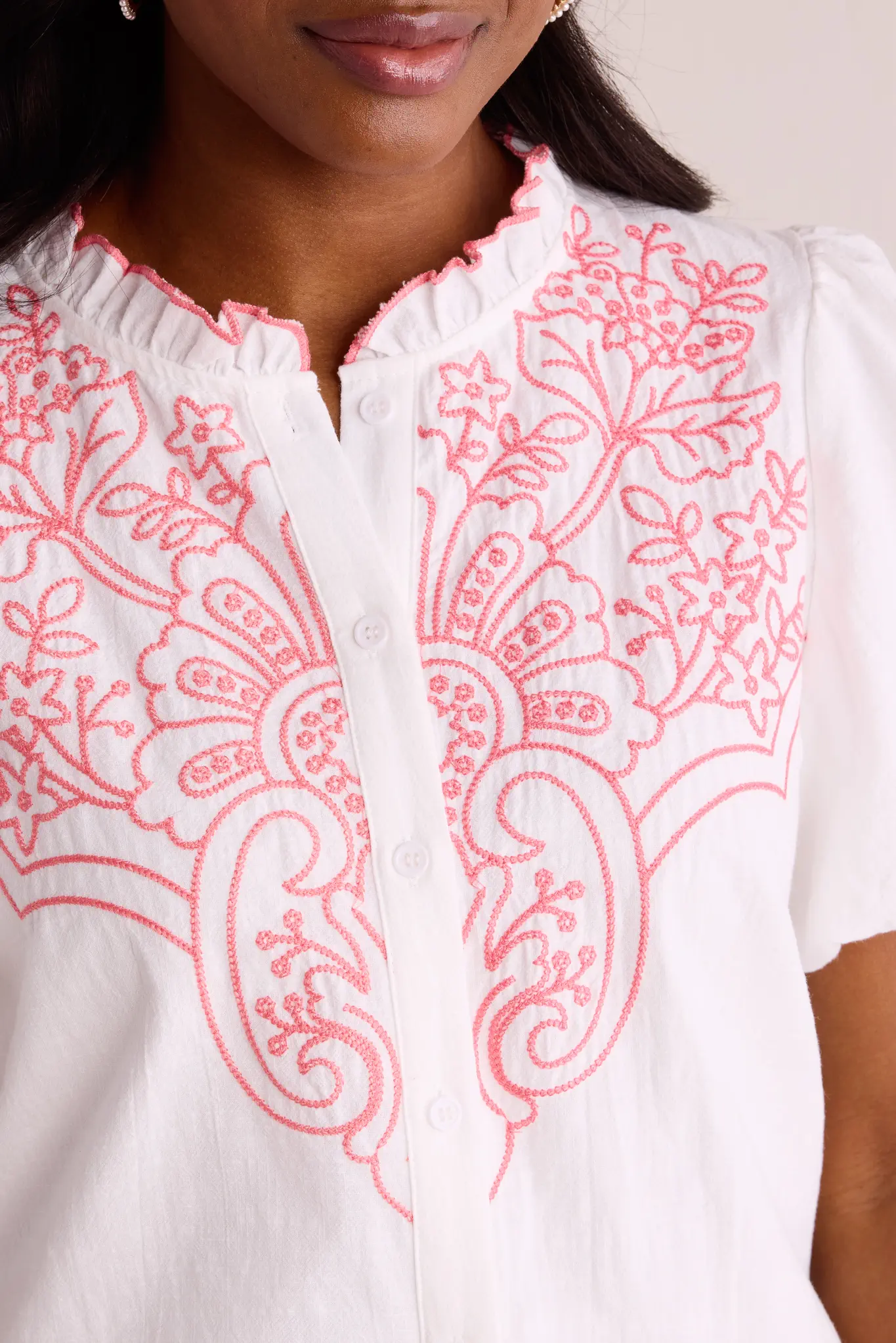 Carmen Top- White - Kestreli