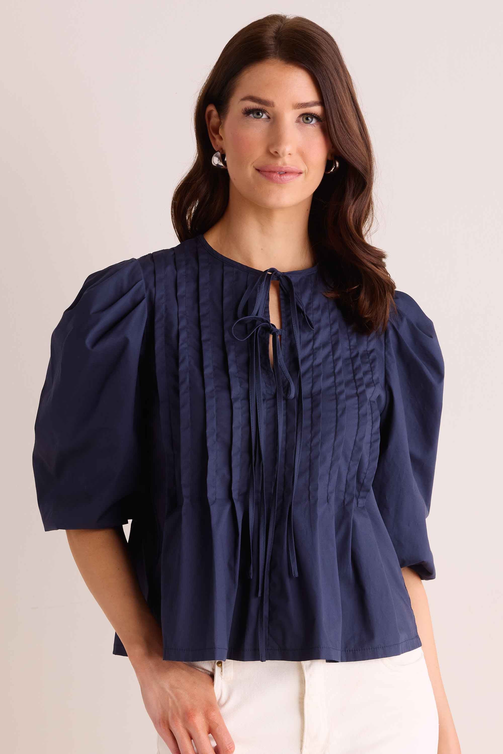 Tracey Top- Navy - Kestreli
