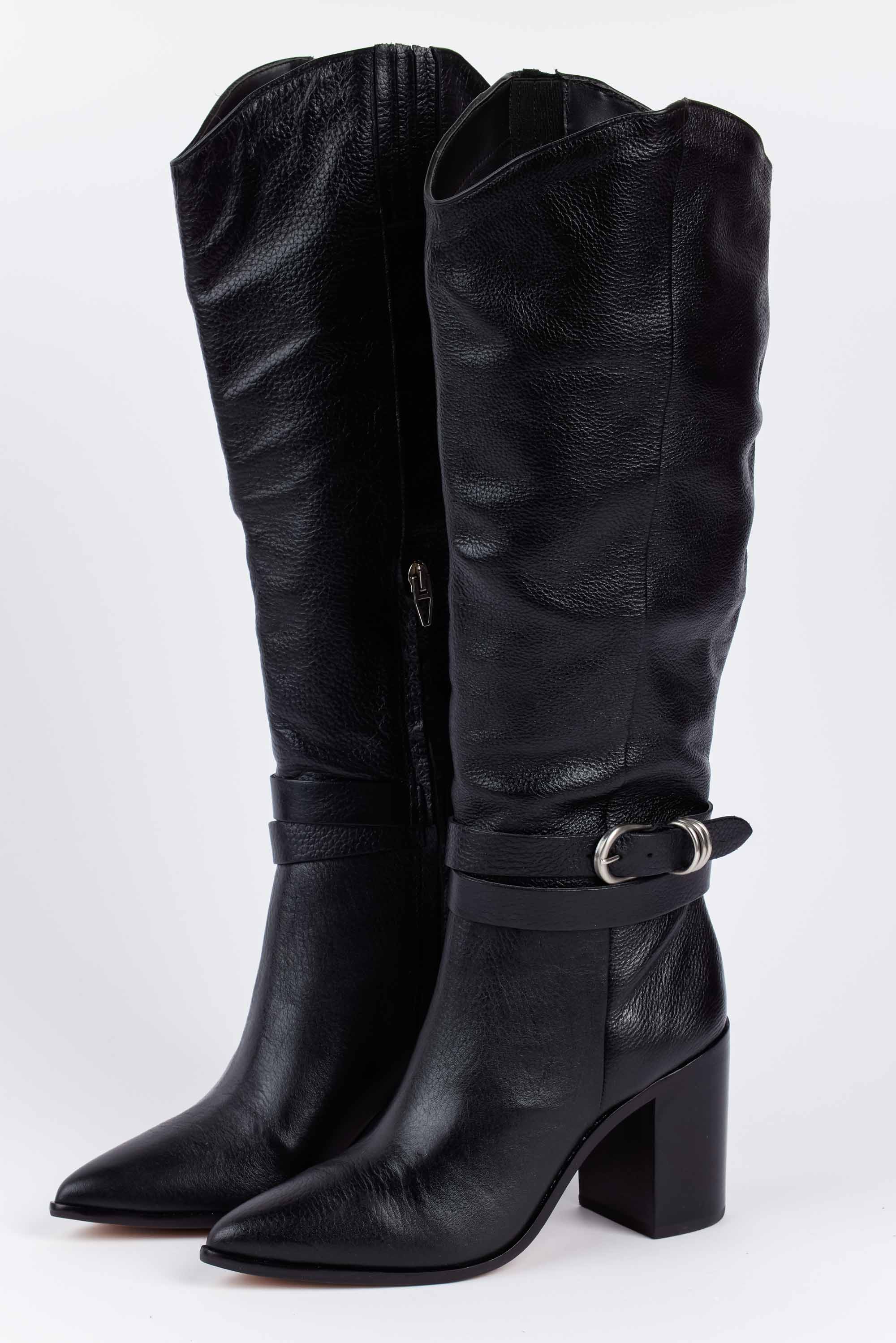 Tyrone Boots- Black Leather by Dolce Vita - Kestreli