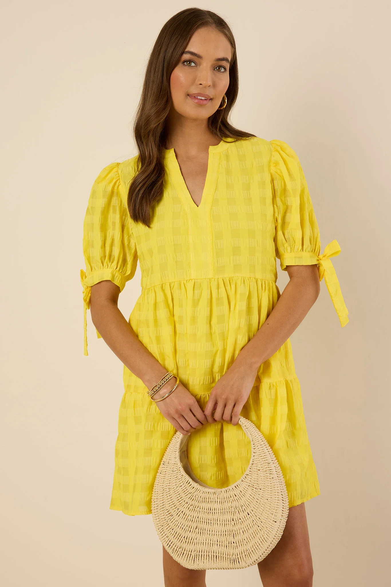Mya Dress- Yellow - Kestreli